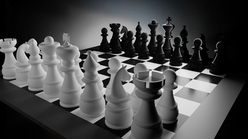 Schachspiel Grundaufstellung